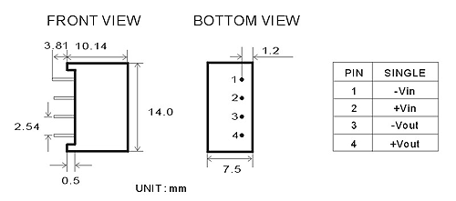 UMB-2W-DIMENSIONS