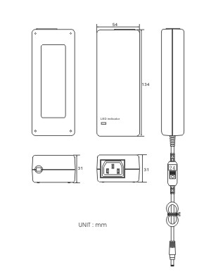 IEC90M-Dimension